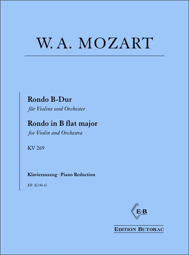 Cover - Mozart, Rondo B-Dur KV 269